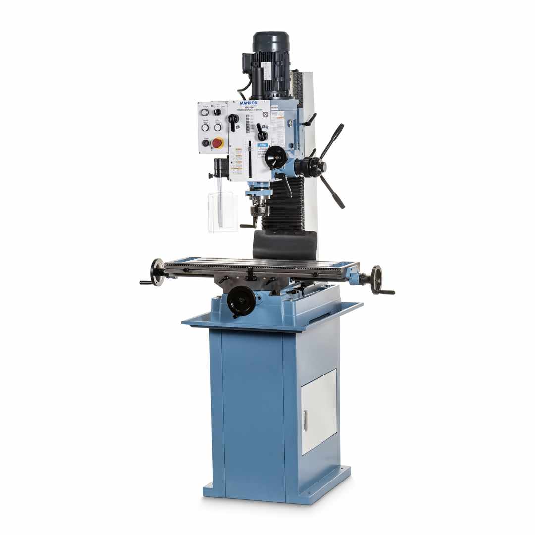 FRESADORA & FURADEIRA DE BANCADA COM COLUNA PRISMÁTICA MR-206