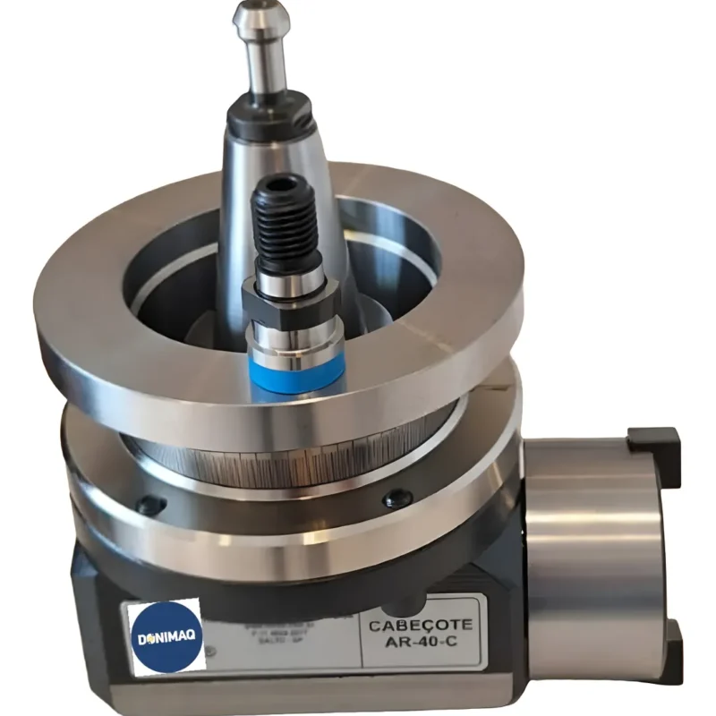 Cabeçote Angular Engrenado 90° P/ Centros De Usinagem Bt-40.