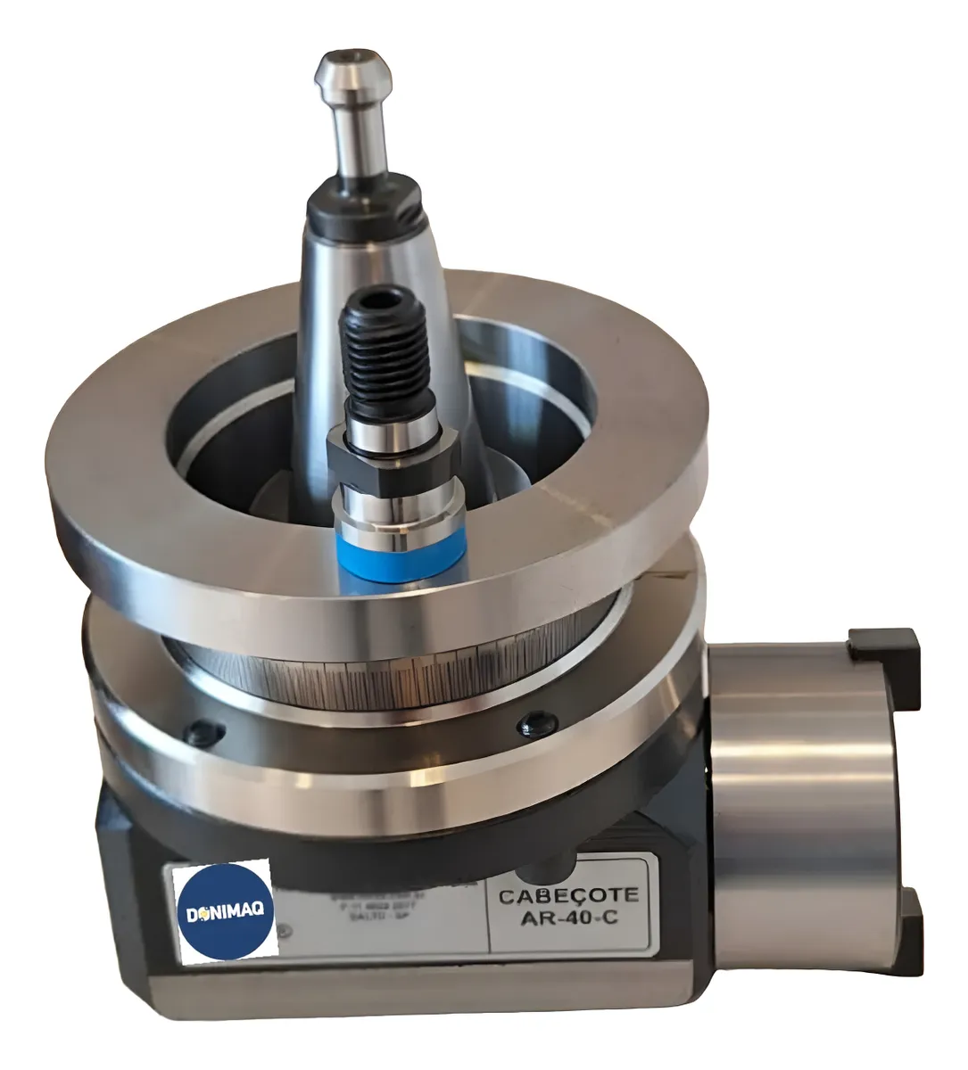 Cabeçote Angular Engrenado 90° P/ Centros De Usinagem Bt-40.