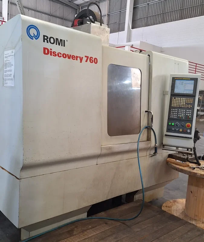 Centro De Usinagem Romi Discovery 760 Com Cnc Fanuc Usado (Usado)