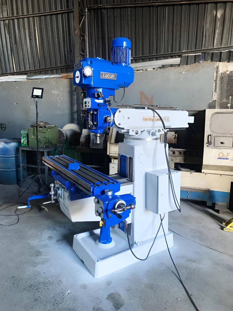 Fresadora Ferramenteira Infresa Lagun FTV-2 Usada No Estado Azul 220v (Usado) - Imagem 9