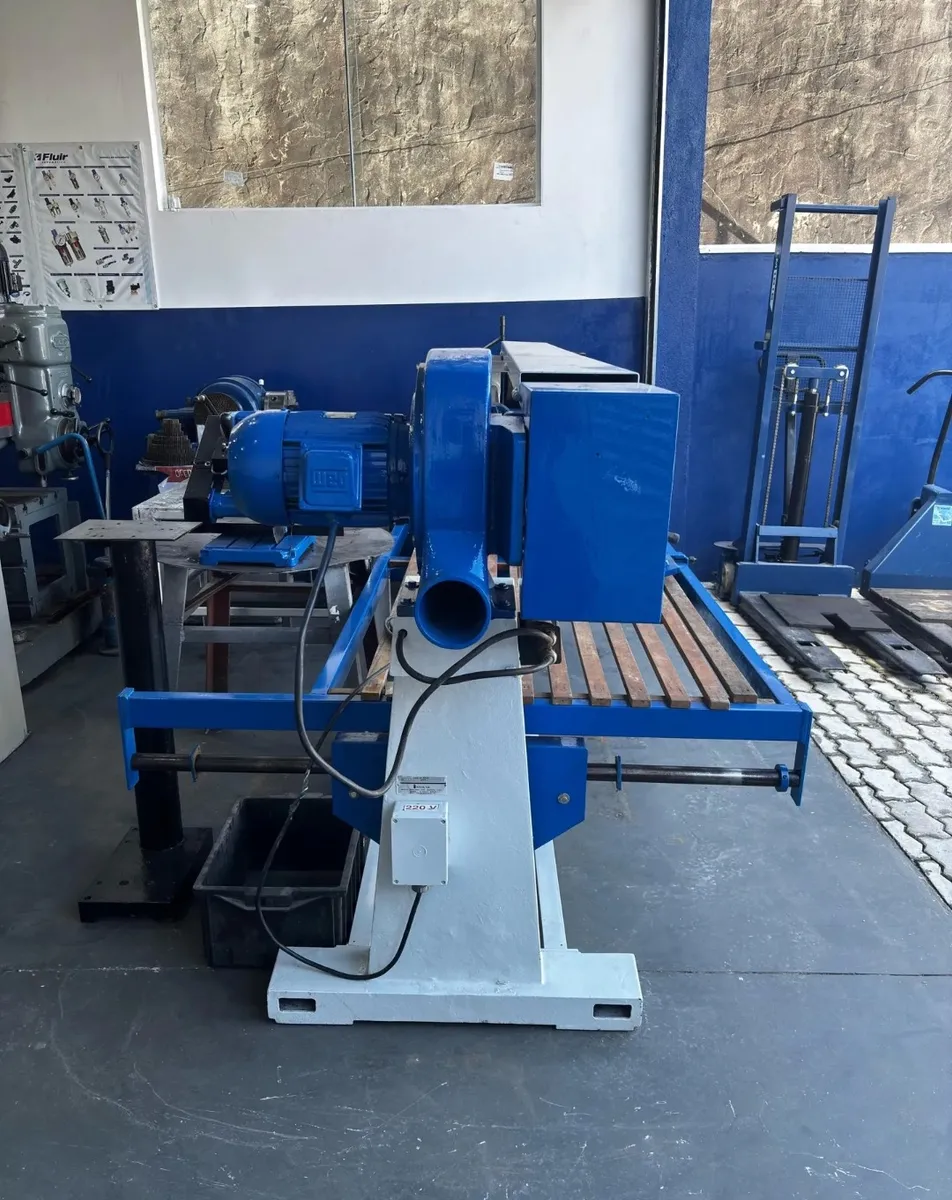 Lixadeira De Cinta Invicta Delta 7200x150 - 220v 60hz Usada Azul (Usado) - Imagem 6