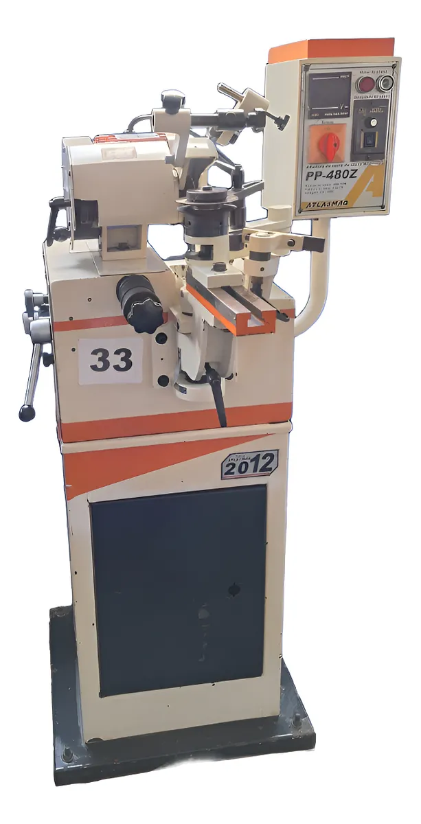 Afiadora De Serras De Disco Atlasmaq PP-480Z Usada Revisada. 220v Branco (Usado)