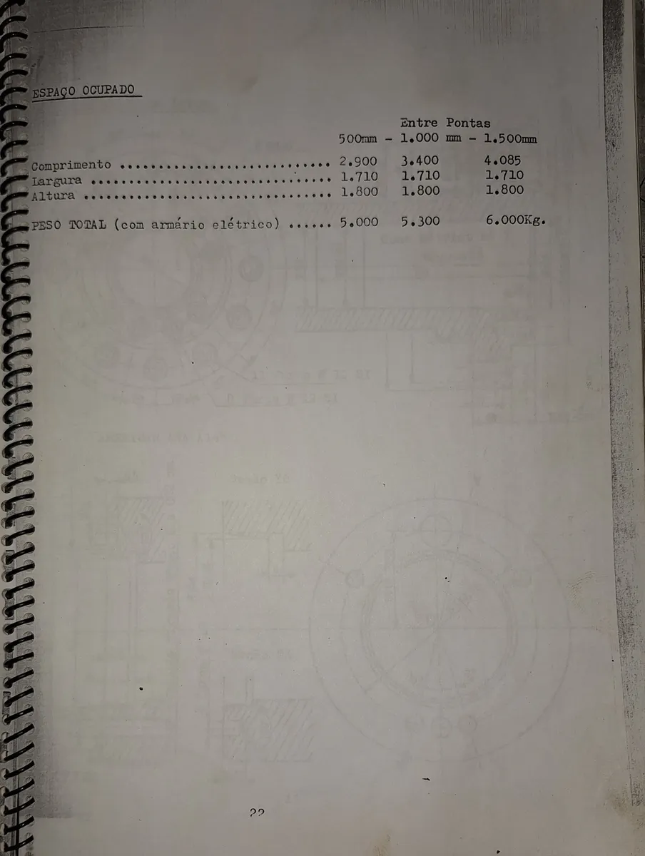 Torno Romi Copiador S Pilote Completo Usado No Estado 380v (Usado) - Imagem 10